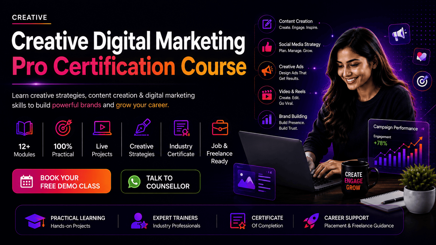 Creative Digital Marketing Pro Certification Course      